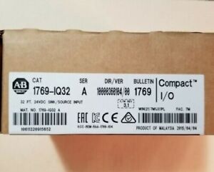 New Factory Sealed AB 1769-IQ32 Ser A CompactLogix 24V DC Input Module - FACTORY SEALED
