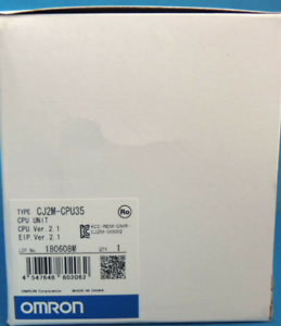 Omron CJ2M-CPU35 PLC Unit Module 60K Step – New In Box - OMRON