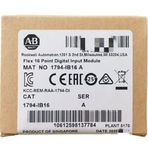 Factory Sealed AB 1794-IB16 SER A Flex Input Module - FLEXCOM