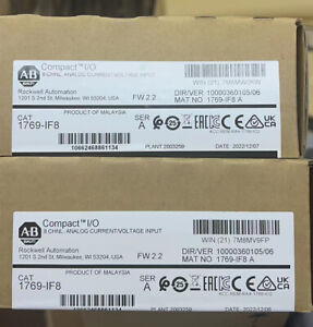 New Factory Sealed AB 1769-IF8 CompactLogix 8 Pt Analog Input Module - COMPACTLOGIX