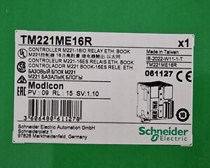 Schneider TM221ME16R: Stock, 1PCS, NIB - SCHNEIDER