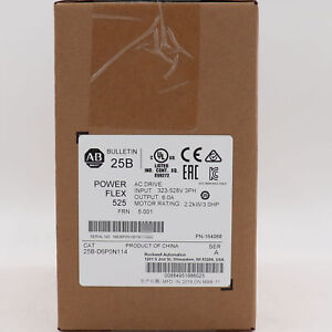 ABB AB 25B-D6P0N114 Powerflex 525 PLC AC Drive 2.2kW 3HP 480V AC - ABB