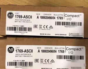 SHIP Factory Sealed AB 1769-ASCII SER A - SHIP NEW