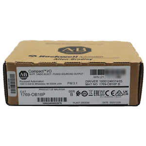 New Factory Sealed 1769-OB16P Compact I/O16 Pt Prot Module 1769-OB16P - KOEED