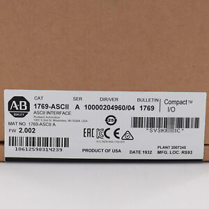 Allen Bradley AB 1769-ASCII CompactLogix Stock New Factory Sealed - ALLEN BRADLEY