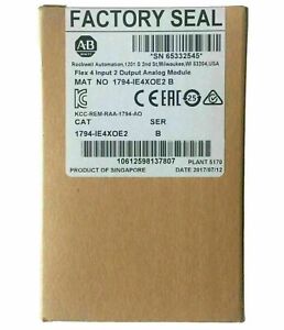 AB New INBOX 1794-IE4XOE2 Flex 4 Input 2 Output Analog Module - AB NEW