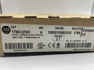 NEW AB1769-OF8C CompactLogix 8-Ch Analog Output Module - COMPACTLOGIX