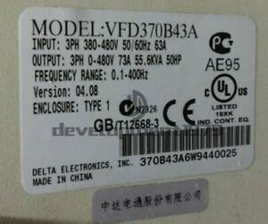 1PC Delta VFD370B43A Variable Speed AC Drive Inverter - DELTA