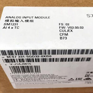 1 PCS Siemens NEW 6ES7 231-5QD32-0XB0 Analog Input Module In Box Siemens