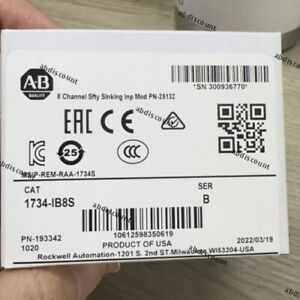 Allen-Bradley 1734-IB8S Safety Sinking Input Module, High-Performance Safety Sinking Module for Industrial Applications - ALLEN-BRADLEY