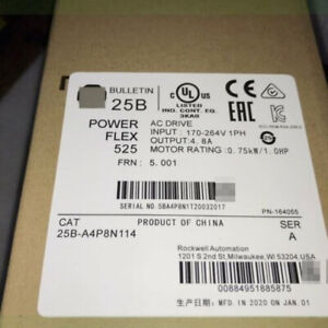 New PowerFlex 525 AC Drive AB (240V, 1HP) In Box - POWERFLEX