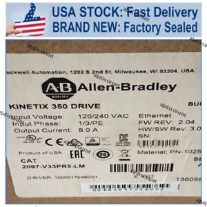 ALLEN BRADLEY 2097-V33PR5-LM Kinetix 350 2.0kW Servo Drive AB 2097 V33PR5 LM AB