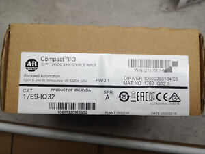 Allen-Bradley AB 1769-IQ32 24V DC CompactLogix Input Module SER A New Sealed - ALLEN-BRADLEY