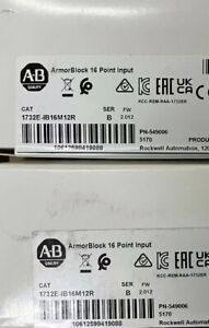 Allen Bradley 1732E-IB16M12R SER. B 16 Point Input ArmorBlock Factory Sealed - Factory Sealed 16 Point Input Armor Block - ALLEN BRADLEY