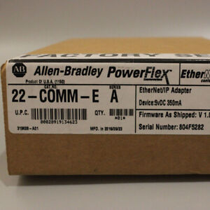 1PCS Factory Sealed PowerFlex Ethernet/IP Comm Adapter AB 22-COMM-E SER A - POWERFLEX