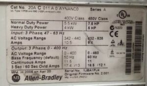 AB Inverter 20AC011A0AYNANC0 NEW AB