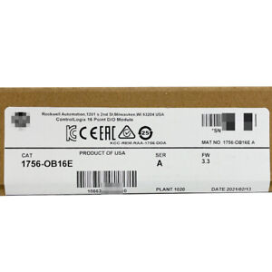 Allen-Bradley 1756OB16E ControlLogix 16 Module New Factory Sealed - ALLEN-BRADLEY