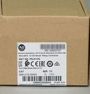 Micro810 12 Smart Relay Controller PLC Factory Sealed - NEW FACTORY SEALED