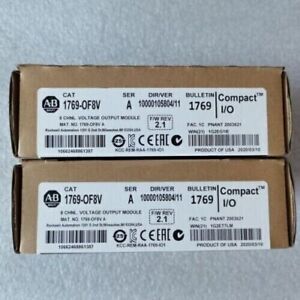 New Factory Sealed CompactLogix 8 PT Output Module AB 1769-OF8V SER - COMPACTLOGIX