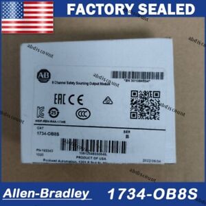 Sealed AB 1734-OB8S Ser B 8 Channel Safety Output Module - AB
