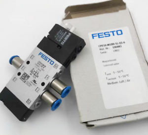 FESTO CPE10-M1BH-5L-QS-6 Solenoid Valve - FESTO