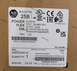 AB PowerFlex 525 22kW AC Drive - AB POWERFLEX