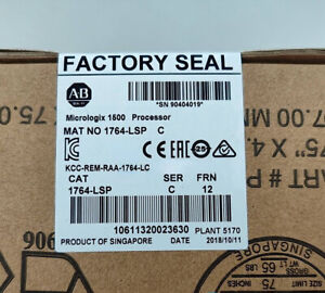 New Factory Sealed AB 1764-LSP SER C MicroLogix 1500 Processor Module - KOEED