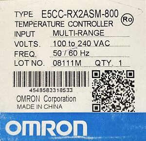 Omron E5CC-RX2ASM-800 Temperature Controller, 100-240V - OMRON