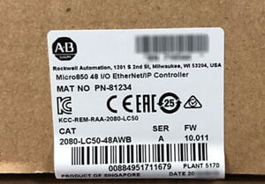 Allen-Bradley 2080-LC50-48AWB SHIP - ALLEN-BRADLEY