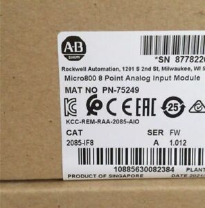Allen-Bradley 2085-IF8 Micro800 8 Point Analog Input Module AB 2085IF8 NEW - KOEED