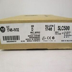 New Factory Sealed AB 1746IV32 Series D SLC 500 PLC Input Module - SIEMENS