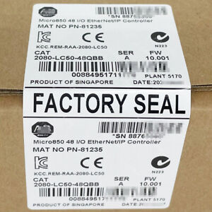 NEW Sealed 2080-LC50-48QBB Micro850 48 EtherNet/IP Controller - SEALED