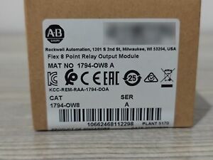 AB 1794-OW8 Ser A Flex 8 Point Relay Output Module: 2020 New Sealed - AB COMPONENTS