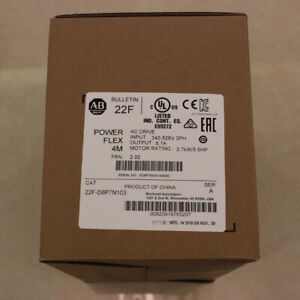 Allen Bradley 22F-D8P7N103 PowerFlex 4M-3.7 kW (5 HP) AC Drive - ALLEN BRADLEY