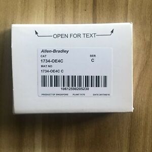 New Factory Sealed AB 1734-OE4C SER C POINT 4 Point Analog Output Module | Factory Sealed Module | AB 1734-OE4C SER Module | Factory Sealed 4 Point Analog Output Module - KOEED