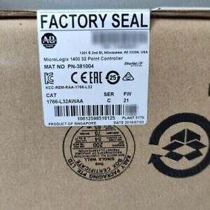 New Factory Sealed AB 1766-L32AWAA MicroLogix1400 32 Point Controller - MICROLOGIX