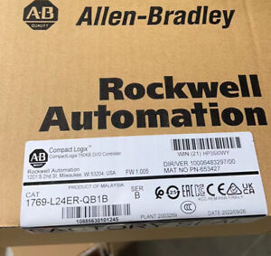 Allen Bradley 1769-L24ER-QB1B CompactLogix 750KB Controller Factory Sealed Allen Bradley 1769-L24ER-QB1B CompactLogix 750KB Controller Factory Sealed - ALLEN BRADLEY