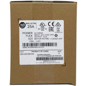 ABB Sealed AB 25A-D010N104 PowerFlex 523 4kW 5Hp AC Drive Enclosed - ABB