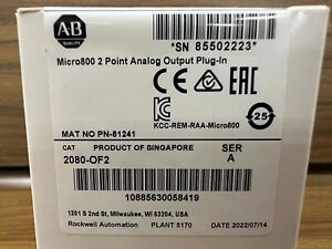 Allen Bradley SER A Micro800 2 Analog Output Module - ALLEN BRADLEY