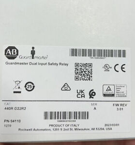 Allen Bradley 440R-D22R2 Guardmaster Dual Input DI Safety Relay GSR AB 440RD22R2 Optimized Title - ALLEN BRADLEY