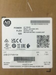 PowerFlex 525 0.4kW AC Drive AB 25B-D1P4N104 - POWERFLEX
