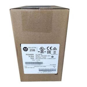 Allen-Bradley PowerFlex 525 4kw 5HP AC Drive - 25B-D010N104 - ALLEN-BRADLEY
