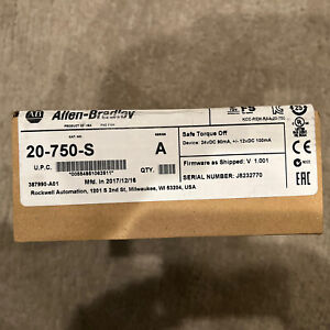 2023 Allen-Bradley 20-750-S 750 Safe Torque Off Module Sealed New - ALLEN-BRADLEY