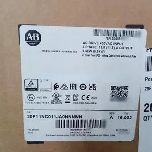 20F11NC011JA0NNNNN PowerFlex Air Cooled 753 AC Drive NEW - ABBYYLABS