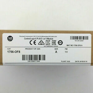 New Factory Sealed AB 1756-OF8 SER NJ ControlLogix PLC Output Module - CONTROLLOGIX
