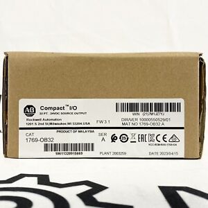 New Factory Sealed CompactLogix 1769-OB32 SER 32 Pt 24VDC Module - COMPACTLOGIX