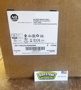 Allen Bradley 20F11ND022JA PowerFlex Air Cooled 753 AC Drive - ALLEN BRADLEY