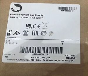 New Allen Bradley 2198P141 SER A Kinetix 5700 DC Bus Supply - ALLEN BRADLEY