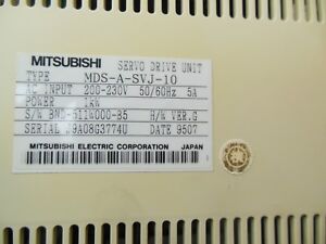 1PC New Mitsubishi MDSASVJ10 Servo Drive in Box - MITSUBISHI