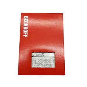 Beckhoff EL3068 PLC Module in stock – New in Box - BECKHOFF